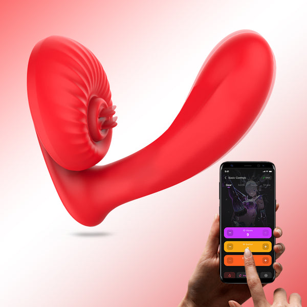 Little Tongue Wearable Panty Vibrator APP Control AI Video Tracking