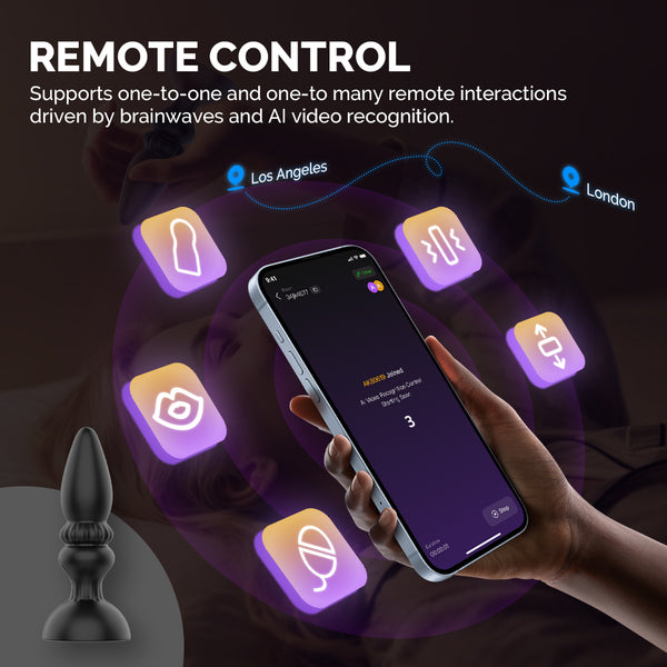APP Control AI Video Tracking Bullet Anal Plug