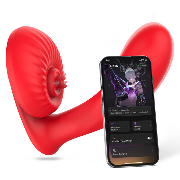Little Tongue Wearable Panty Vibrator APP Control AI Video Tracking