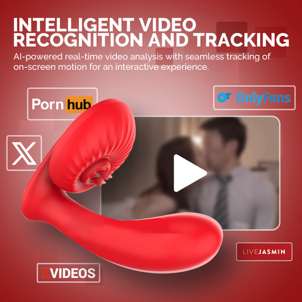 Little Tongue Wearable Panty Vibrator APP Control AI Video Tracking