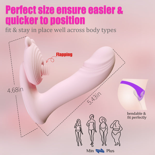 Butterfly Wearable Panty Vibrator AI Video Control