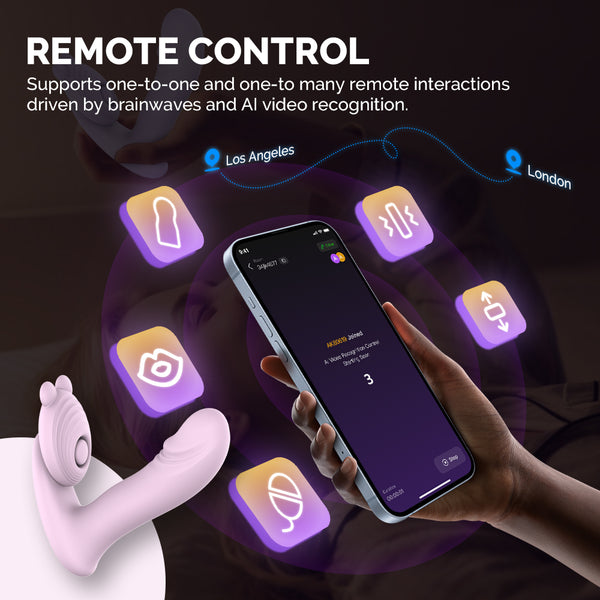 Butterfly Wearable Panty Vibrator AI Video Control
